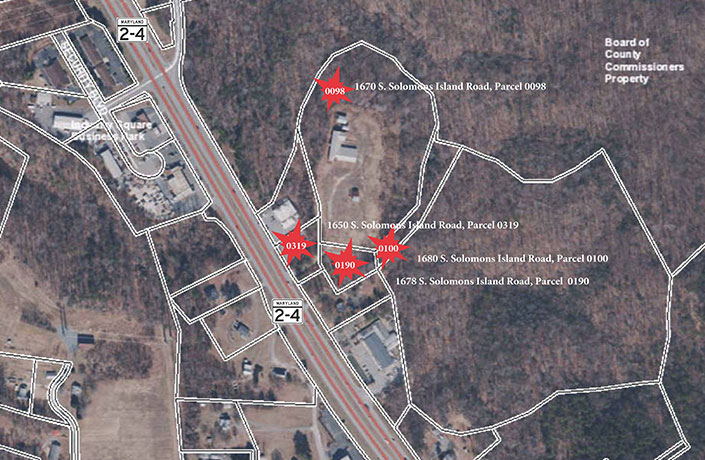 Alt Image � 1650, 1670, 1678, and 1680 S. Solomons Island Road, Prince Frederick, MD 20678
 | Industrial, Development Site, Land, Other Space for Sale